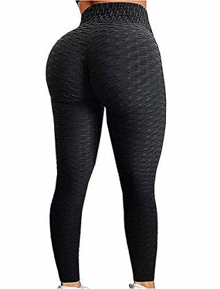 GetUSCart- 3 Pack Womens Leggings-No See-Through High Waisted Tummy Control  Yoga Pants Workout Running Legging-Reg&Plus Size (3 Pack Capri  Black,Black,Black, Small-Medium)