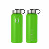 Picture of Iron Flask Sports Water Bottle - 14 Oz, 3 Lids (Straw Lid),Vacuum Insulated Stainless Steel, Modern Double Walled, Simple Thermo Mug, Hydro Metal Canteen