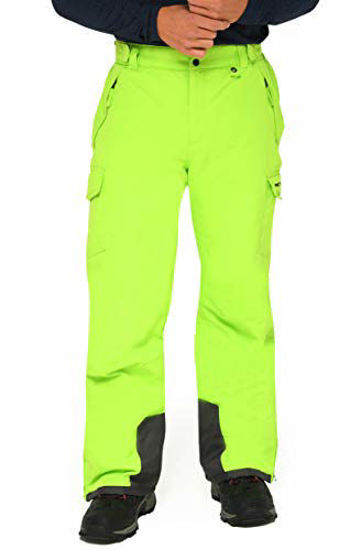 Arctix Men's Mountain Insulated Ski Pants, Black, Small (29-30W