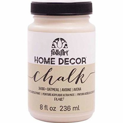 Picture of FolkArt Home Decor Chalk Furniture & Craft Paint in Assorted Colors, 8 ounce, Oatmeal