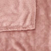 Picture of Exclusivo Mezcla Luxury Flannel Velvet Plush Throw Blanket - 50" x 60" (Pink)