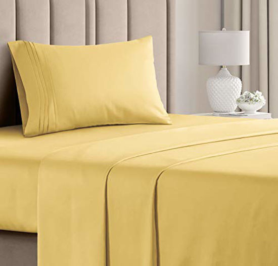 Picture of Twin Sheet Set - 3 Piece - College Dorm Room Bed Sheets - Hotel Luxury Bed Sheets - Extra Soft Sheets - Deep Pockets - Easy Fit - Breathable & Cooling Sheets - Bed Sheets - Twin - Twin Mattress Sheets