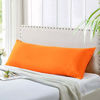 Picture of EVOLIVE Ultra Soft Microfiber PillowcasesEvolive Ultra Soft Microfiber Body Pillow Cover/Pillowcases 21"x54" with Hidden Zipper Closure (Orange, Body Pillow Cover 21"x54")