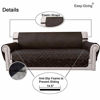 Picture of Easy-Going 4 Seater Sofa Slipcover Reversible Sofa Cover Water Resistant Couch Cover with Foam Sticks Elastic Straps Furniture Protector for Pets Kids Children Dog Cat(XX-Large, Chocolate/Beige)