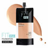 Picture of Maybelline Fit Me Matte + Poreless Liquid Foundation, Face Makeup, Mess-Free No Waste Pouch Format, Normal To Oily Skin Types, 320 Natural Tan, 1.3 Fl Oz