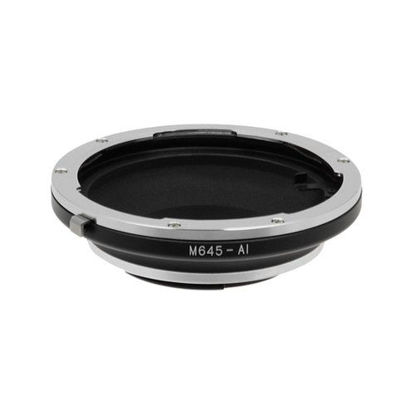 Picture of Fotodiox Pro Lens Mount Adapter Compatible Mamiya 645 MF Lenses to Nikon F-Mount Cameras
