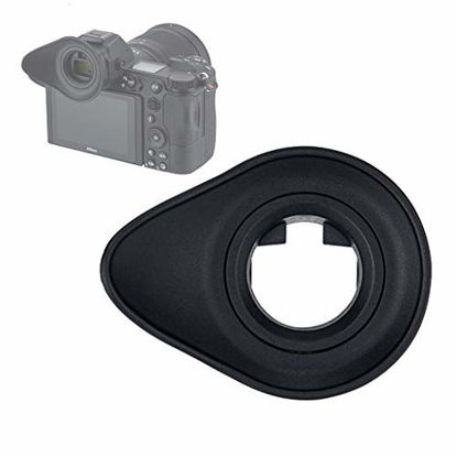 Picture of JJC EN-DK29II Ergonomic Large Eye Cup for Nikon Z6 Z7, 360° Rotatable, Soft TPU Rubber, Z6 Eyecup, Z7 Eyecup, Nikon z7 Eye Piece, Nikon Z6 Eye Piece, Z6 Viewfinder Z7 viewfinder AS Nikon DK29 Eyecup