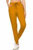 Picture of Leggings Depot JGA128-MUSTARD-L Solid Jogger Track Pants w/Pockets, Large