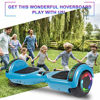Picture of SISIGAD Hoverboard Self Balancing Scooter 6.5" Two-Wheel Self Balancing Hoverboard with Bluetooth Speaker Electric Scooter for Adult Kids Gift