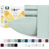 Picture of California Design Den 400 Thread Count 100% Cotton Sheet Set, Modern Aqua Spa Twin Sheets 3 Piece Set, Long-Staple Combed Pure Natural Cotton Bedsheets, Soft & Silky Sateen Weave