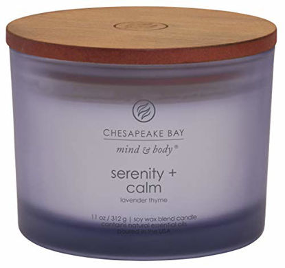 Picture of Chesapeake Bay Candle Scented Candle, Serenity + Calm (Lavender Thyme), Coffee Table