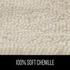 Picture of Gorilla Grip Original Luxury Chenille Bathroom Rug Mat, 36x24, Extra Soft and Absorbent Shaggy Rugs, Machine Wash and Dry, Perfect Plush Carpet Mats for Tub, Shower, and Bath Room, Ivory Cream