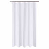 Picture of N&Y HOME Extra Long Stall Shower Curtain Liner Fabric 54 x 84 inch, Hotel Quality, Washable, Water Repellent, White Bathroom Curtains with Grommets, 54x84