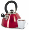 Picture of Mr. Coffee Morbern 1.8 Quart Stainless Steel Whistling Tea Kettle, Red