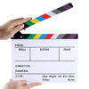 Picture of Neewer Acrylic Plastic 10x8"/25x20cm Director's Film Clapboard Cut Action Scene Clapper Board Slate with Color Sticks