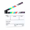 Picture of Neewer Acrylic Plastic 10x8"/25x20cm Director's Film Clapboard Cut Action Scene Clapper Board Slate with Color Sticks