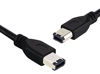 Picture of zdyCGTime 5FT 6 Pin to 6 Pin Firewire DV iLink Male to Male IEEE 1394 Cable(Black)