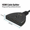 Picture of HDMI Switch,GANA 3 Port 4K HDMI Switch 3x1 Switch Splitter with Pigtail Cable Supports Full HD 4K 1080P 3D Player