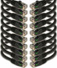 Picture of iMBAPrice 3' Cat5e Network Ethernet Patch Cable, 10 Pack, Black (IMBA-CAT5-03BK-10PK)