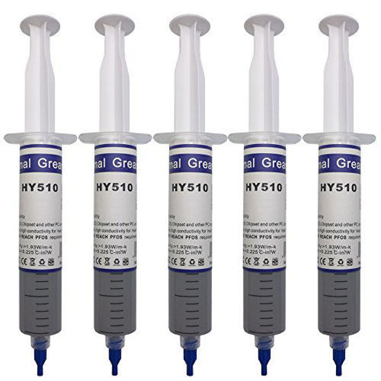 Picture of BAY Direct 5-Pack Reusable Thermal Paste (7 Oz/200g), Large Syringe Thermal Grease Cool Compound Heatsink Apply to PC/CPU/GPU/LED/VGA (Accessory Included)