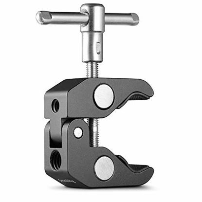 Picture of SMALLRIG Super Clamp with 1/4 and 3/8 Thread for Cameras, Lights, Umbrellas, Hooks, Shelves, Plate Glass, Cross Bars, etc - 735