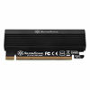 Picture of SilverStone Technology Slim M.2 M Key PCIe NVMe Adapter to PCIe X4 with Integrated Heatsink ECM23