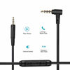 Picture of Cypher.V Replacement Audio Extension Cable Cord Wire,for Bose QuietComfort QC25 QC35 Soundlink SoundTrue On Ear Headphones with in Line Mic Volume Control (Black)