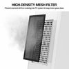 Picture of MoKo 120 x 240mm Dust Filter for Computer Cooler Fan, [2 Pack] Magnetic Frame PC Fan Dust Mesh PC Cooler Filter Dustproof PVC Cover Computer Fan Grills - Black