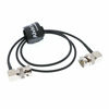 Picture of Alvin's Cables Blackmagic RG179 Coax Flexible HD SDI Cable for BMCC Video Camera BNC Right Angle Male to Male 24 Inches