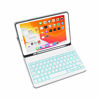 Picture of XIWMIX Ultra-Slim Wireless Bluetooth Keyboard - 7 Colors Backlit Universal Rechargeable Keyboard Compatible with iPad Pro/iPad Air/iPad 9.7/iPad 10.2/iPad Mini and Other iOS Android Windows Devices