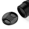 Picture of 58mm Lens Cap Bundle, 3 Pack Universal Snap on Front Centre Pinch Lens Cover Set with Microfiber Lens Cleaning Cloth for Canon Nikon Sony Olympus DSLR Camera + Camera Lens Cleaning Pen