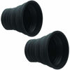 Picture of KUVRD - Universal Lens Hood - Fits 99% of Lenses, Holds 99% of Circular Filters, Fits 72-112mm, 2-Pack - (2 Medium)