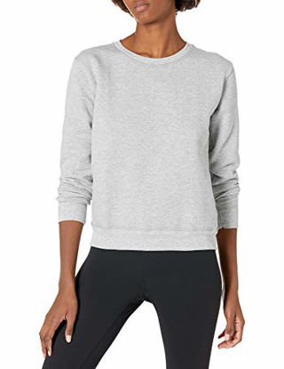 Picture of Hanes Women's V-Notch Pullover Fleece Sweatshirt, Light Steel, M