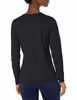 Picture of Hanes Women's Long Sleeve Tee, Ebony, X-Large