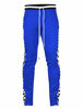 Picture of SCREENSHOTBRAND-P11854 Mens Hip Hop Premium Slim Fit Track Pants - Athletic Jogger Bottom with Side Checker Taping-Royal-Small