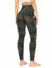 Picture of ODODOS Women's Out Pockets High Waisted Pattern Yoga Pants, Workout Sports Running Athletic Pattern Pants, Full-Length, Spread Camo, Small