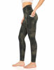 Picture of ODODOS Women's Out Pockets High Waisted Pattern Yoga Pants, Workout Sports Running Athletic Pattern Pants, Full-Length, Spread Camo, Small