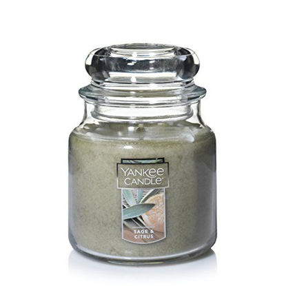 Picture of Yankee Candle Medium Jar Candle, Sage & Citrus