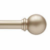 Picture of Kenney Chelsea 5/8" Standard Decorative Window Curtain Rod, 28-48", Soft Brass