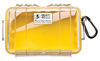 Picture of Pelican 1050 Micro Case - for iPhone, GoPro, Camera, and more (Yellow/Clear)