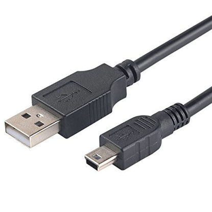 Picture of USB Interface Charging Data Transfer Cable for Canon PowerShot Digital Cameras & Camcorders (Black)