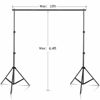 Picture of ShowMaven Background Stand, 6.4ft Height x 10ft Wide Adjustable Photo Backdrop Stand with Carry Bag for Photography Photo Video Studio, Photography Studio, Birthday Party (6.4ftx10ft)