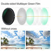 Picture of K&F Concept 62mm Variable Fader ND2-ND32 ND Filter and CPL Circular Polarizing Filter 2 in 1 for Camera Lens No X Spot Weather Sealed