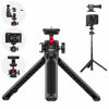 Picture of ULANZI MT-16 Extendable Phone Camera Tripod, 4 Levels Adjustment 360° Ball Head Cold Shoe Lightweight Portable Vlog Travel Selfie Stick Handle Grip Desktop Webcam Tripod for iPhone DSLR Sony Gopro