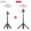 Picture of ULANZI MT-16 Extendable Phone Camera Tripod, 4 Levels Adjustment 360° Ball Head Cold Shoe Lightweight Portable Vlog Travel Selfie Stick Handle Grip Desktop Webcam Tripod for iPhone DSLR Sony Gopro