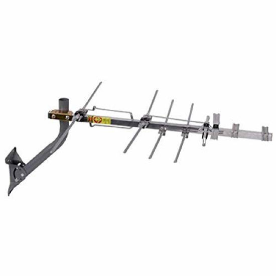 Picture of TV Antenna - RCA Outdoor Yagi Satellite HD Antenna with Over 70 Mile Range - Attic or Roof Mount TV Antenna, Long Range Digital OTA Antenna for Clear Reception, 4K 1080P Silver