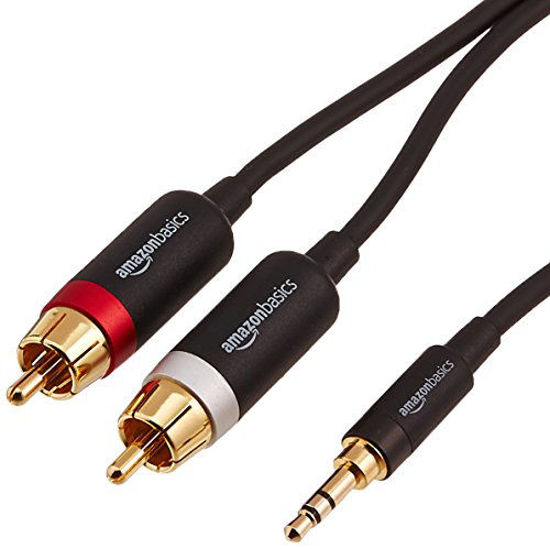  3.5mm Stereo Male to Dual RCA Male (Right and Left) RCA Audio  Cable, 25 Feet : Electronics