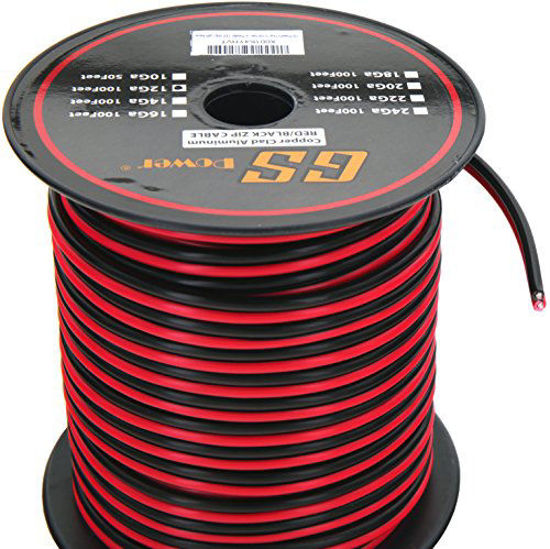 100 ft 10 Gauge awg Red Black Stranded 2 Conductor Speaker Wire Car Home  Audio