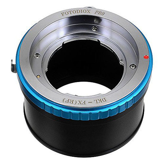 Picture of Fotodiox Pro Lens Mount Adapter with Aperture Control Ring - Deckel-Bayonett (Deckel Bayonet DKL) Mount Lenses to Fujifilm X-Series; fits X-Mount Camera Bodies such as X-Pro1, X-E1, X-M1, X-A1, X-E2, X-T1