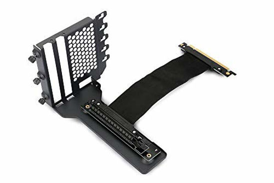 Picture of Phanteks PH-VGPUKT_02 - Universal Vertical GPU Bracket with 220mm Flat Line Pci-E X16 Riser Cable Kit